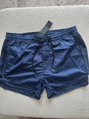 Marc By Marc Jacobs Navy Blue Swim Trunks with Drawstring. Brand new